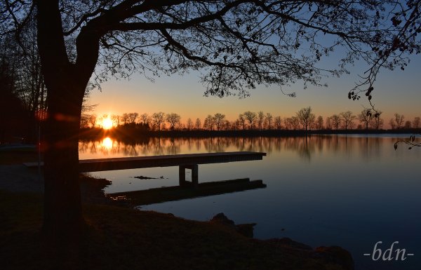 Abend am Thenner See
