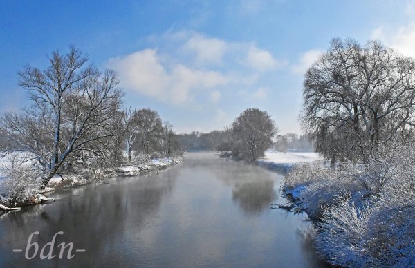 Nebel über der Amper