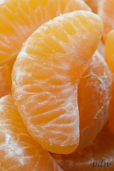 Segment einer Mandarine