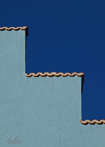 Blau in Blau