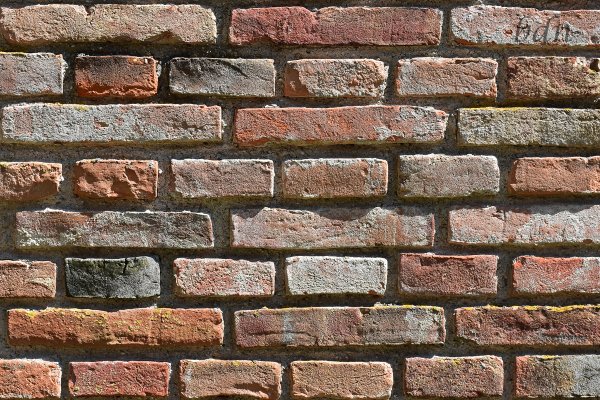 Ziegelsteinmauer