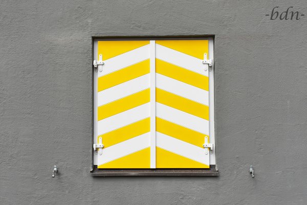 Geschlossene Fensterläden
