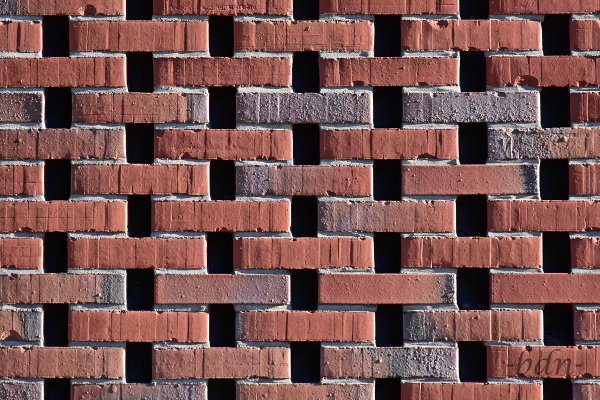 Fassade aus Ziegelsteinen