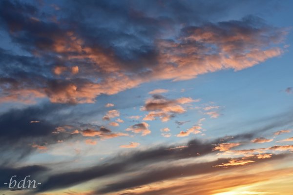 Farbenspiel am Abendhimmel