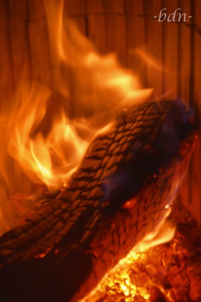 Feuer im Kamin