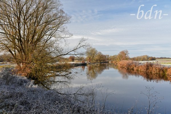 Ein frostiger Morgen im Ampertal