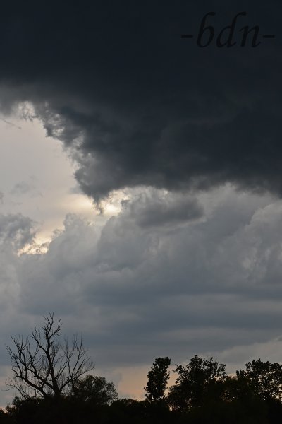 Gewitterwolken über der Feldkirchner Au