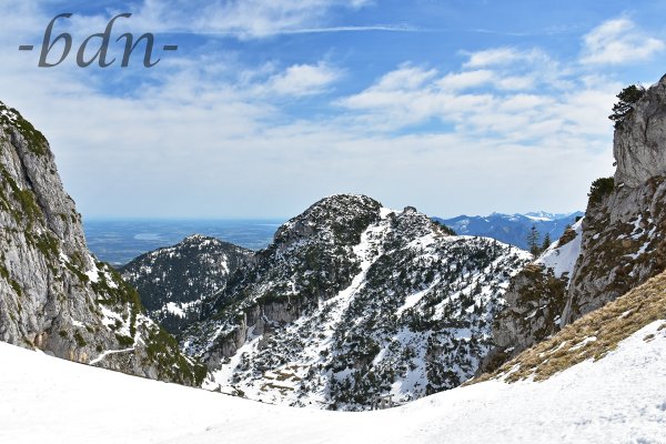 Blick vom Wendelstein nach Westen