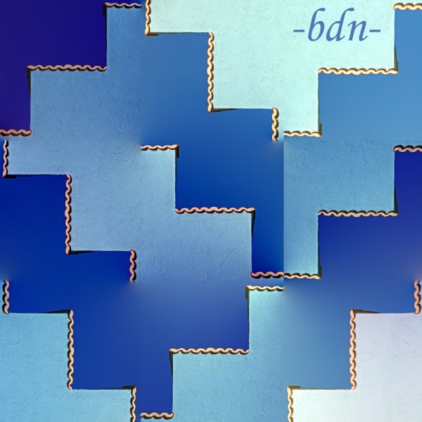 Blau in Blau