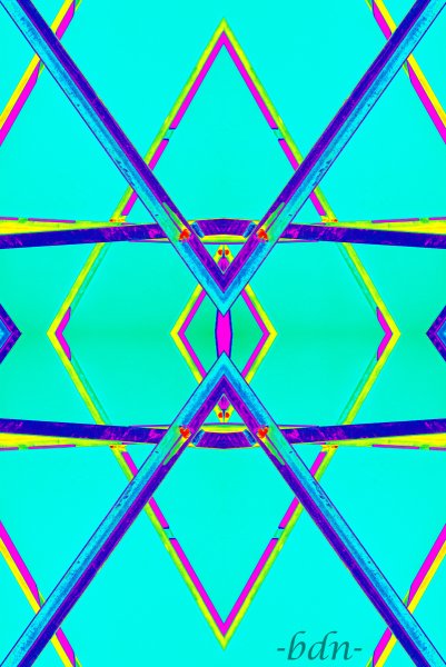 Linienmuster mit Raute
