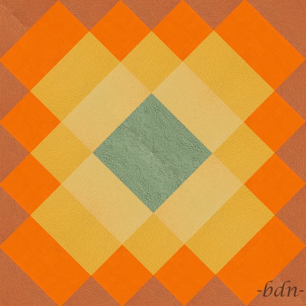 Collage Fünf Farben