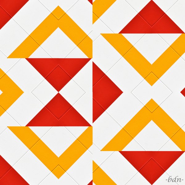 Collage Dreiecke versetzt