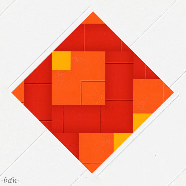 Collage Bunt auf Weiß 2
