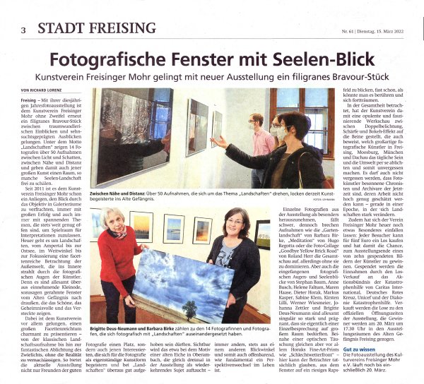 Münchner Merkur, Freisinger Tagblatt vom 15. März 2022