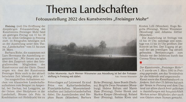 Moosburger Zeitung vom 12. März 2022