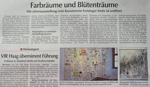 Moosburger Zeitung  vom 18. Oktober 2021