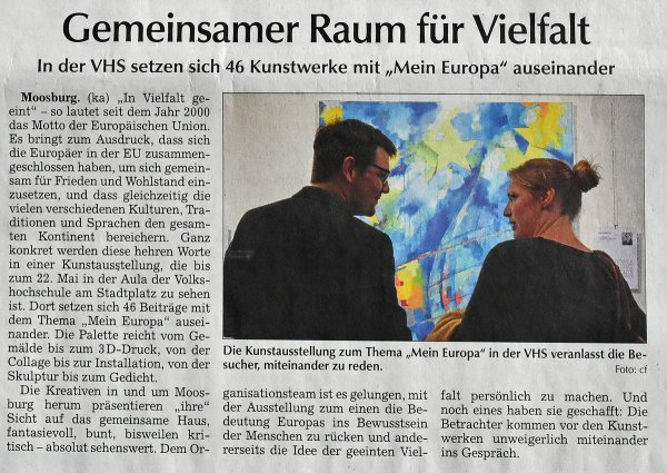 Moosburger Zeitung vom 6. Mai 2019, 1