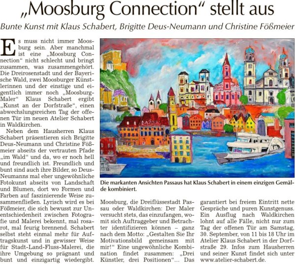 Moosburger Zeitung vom 20. September 2017
