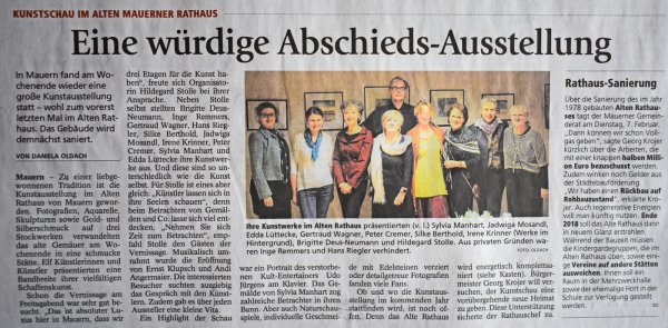 Münchner Merkur, Freisinger Tagblatt vom 30. Januar 2017