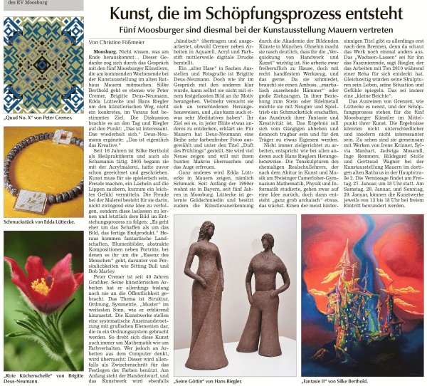 Moosburger Zeitung vom 25. Januar 2017