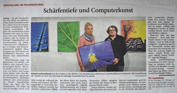 Münchner Merkur, Erdinger Anzeiger vom 20. Oktober 2016