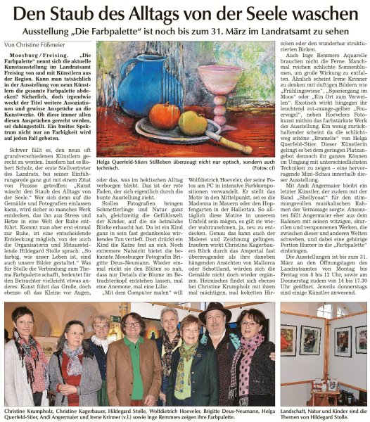 Moosburger Zeitung vom 12. März 2016