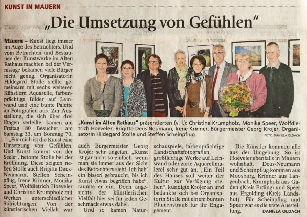 Freisinger Tagblatt vom 12. März 2016
