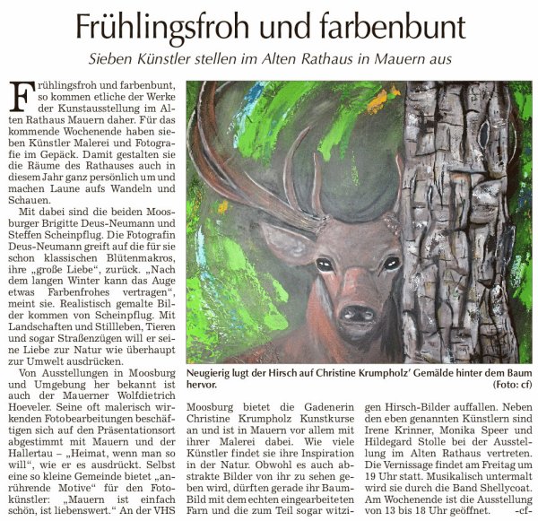 Moosburger Zeitung vom 2. März 2016
