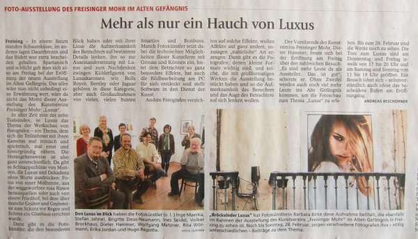 Freisinger Tagblatt vom 22. Februar 2016