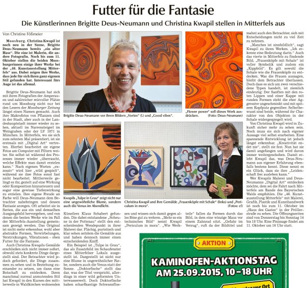 Moosburger Zeitung vom 23. September 2015