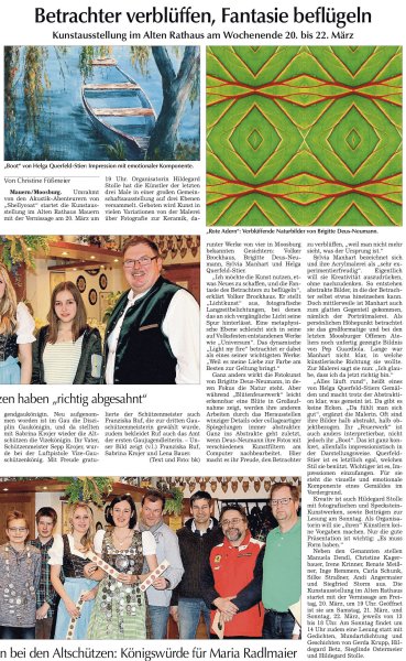 Moosburger Zeitung vom 16. März 2015