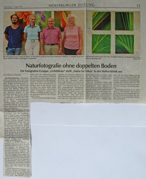 Moosburger Zeitung vom 7. August 2014