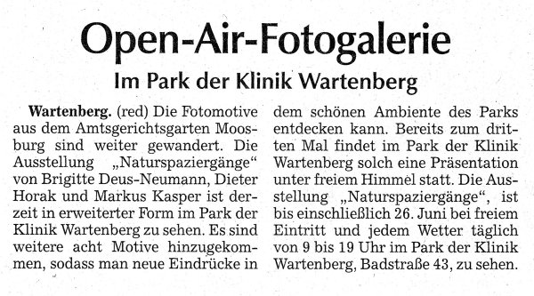 Moosburger Zeitung vom 4. Mai 2026