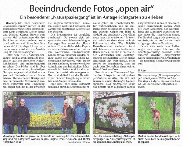 Moosburger Zeitung vom 14. April 2026