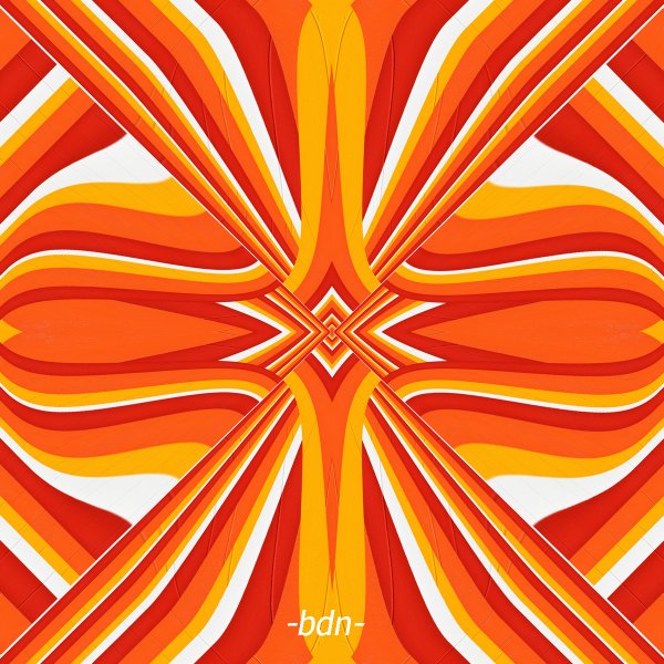 Rot-Gelb-Orange-Weiß