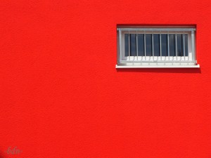 aid Rote Fassade